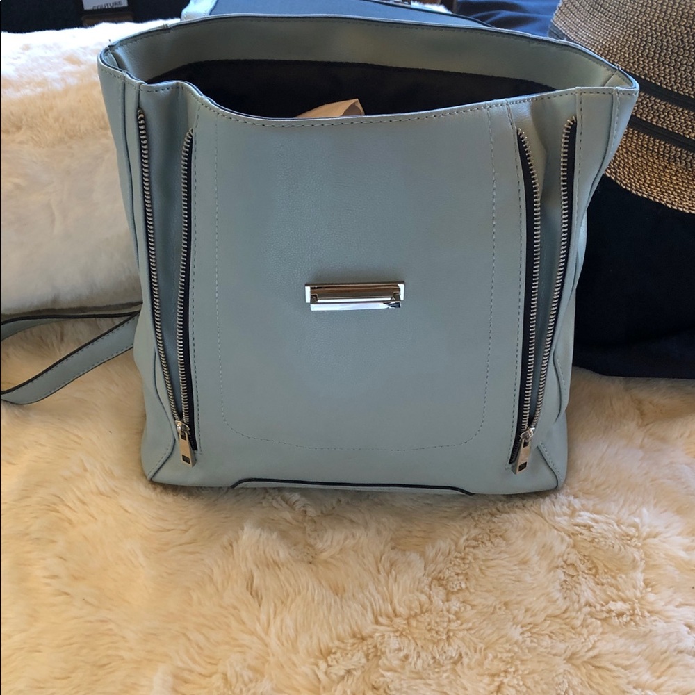 Chic Light Blue Backpack - Picture 6 of 11